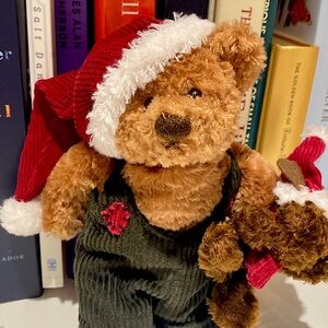 HOLIDAY SALE!! 🧸🫎🎄1999 Christmas Teddy Bear & Moose Plush Vintage Stuffed Animal